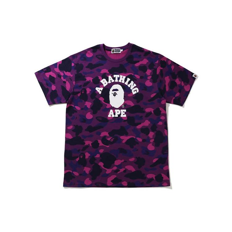 Bape Color Camo College Футболка SS21 1H25-109-041