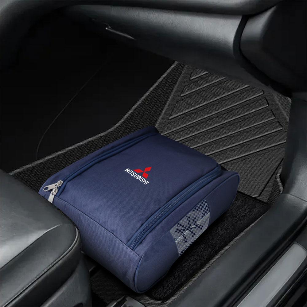 Car Logo Sneaker Storage Bag Travel Outing Shoe Storage Tool For Mitsubishi Ralliart Space Star Eclipse Cross ASX Xl Lancer 9 G4