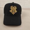 Unisex Cotton Baseball Cap With Wide Brim High Crown Adjustable Fit Sun Protection Street Style