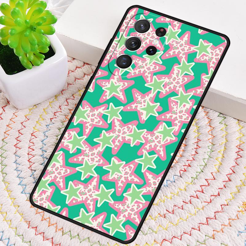 Яркие Звезды Арт Чехол для Телефона для Samsung Galaxy note 10 pro S26 Ultra S23 S24 FE S25 S21 S22 PLUS ударопрочный Чехол