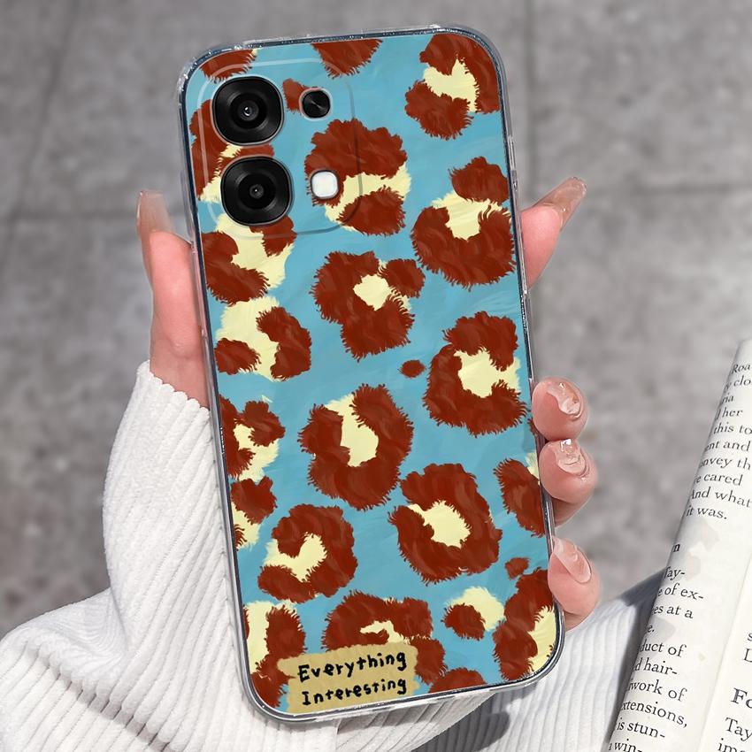 Для Oppo A6 Pro A6x A5x K13 Realme 15X C85 V70 V70s CT 7 7T 8 Чехлы для телефонов Красивые узоры Сакура Бабочки Корпус Мягкий силикон ТПУ Прозрачный корпус