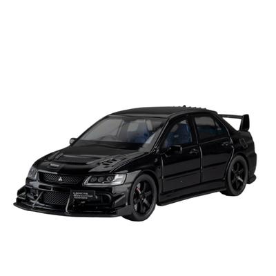 Масштаб 1/32 Mitsubishi Lancer Evo X 9 Сплав Масштаб Модель автомобиля Литой Металлический Игрушечный Транспорт Миниатюрный Автомобиль Звук Свет Детская Игрушечная Машина Подарок