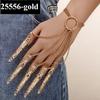 1 шт. Древний браслет королевы с кончиками ногтей, коготь, цепочка для танца живота, индийская изящная бижутерия для женщин и девочек(Золото)