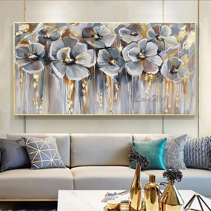 Наружный пейзаж, холст, живопись, настенная живопись, постеры и принты, настенная живопись, украшение для гостиной, дома, безрамное