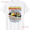 Indy 500 Величайшее зрелище в автогонках Постер с эффектом потертости Футболка винтажная Стиранный Слегка Топ для повседневной носки Мягкий Повседневный