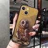 Чехол для мобильного телефона Apple Iphone15 Pro, роскошный и милый чехол для мобильного телефона с рисунком совы, окрашенный и устойчивый к падениям