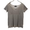 Made In Japan Short Sleeve Cut Charcoal Gray Women Used