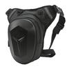 Motorcycle Drop Leg Bag with Reflective Strip Water Resistant Waist Pack for Outdoor Hiking Traveling Fishing Carbon Fiber Style