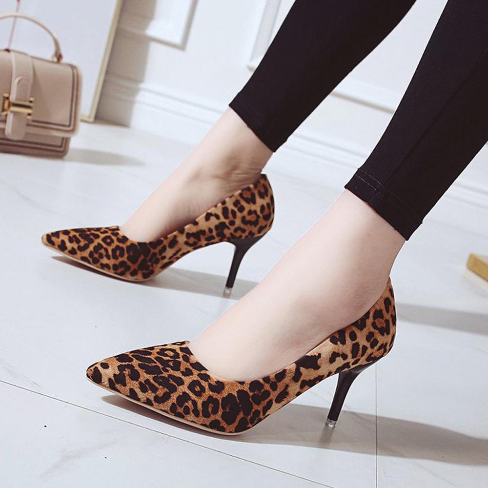 Large Size High Heels New Pointed Stiletto Suede Wild Four Seasons Single Shoes Female Tide