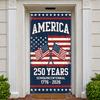 Баннер 250 лет 1776-2026 Хронология Баннер Национальной Гордости Патриотический Фон Флажный Узор Америка Веха Фон