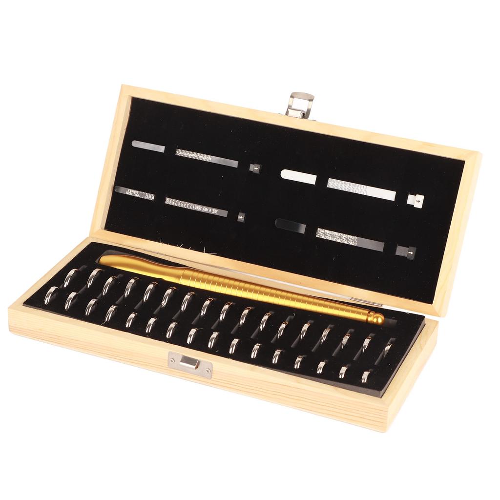 Профессиональный кольцевой мандрель палка палец калибр кольцевой калибр измерительный инструмент ювелирные инструменты