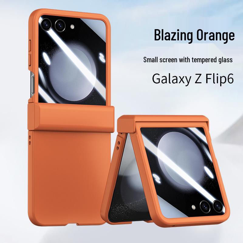 Трехкомпонентный защитный чехол Samsung Z Flip7 с покрытием Skin-Feel для Flip4/5