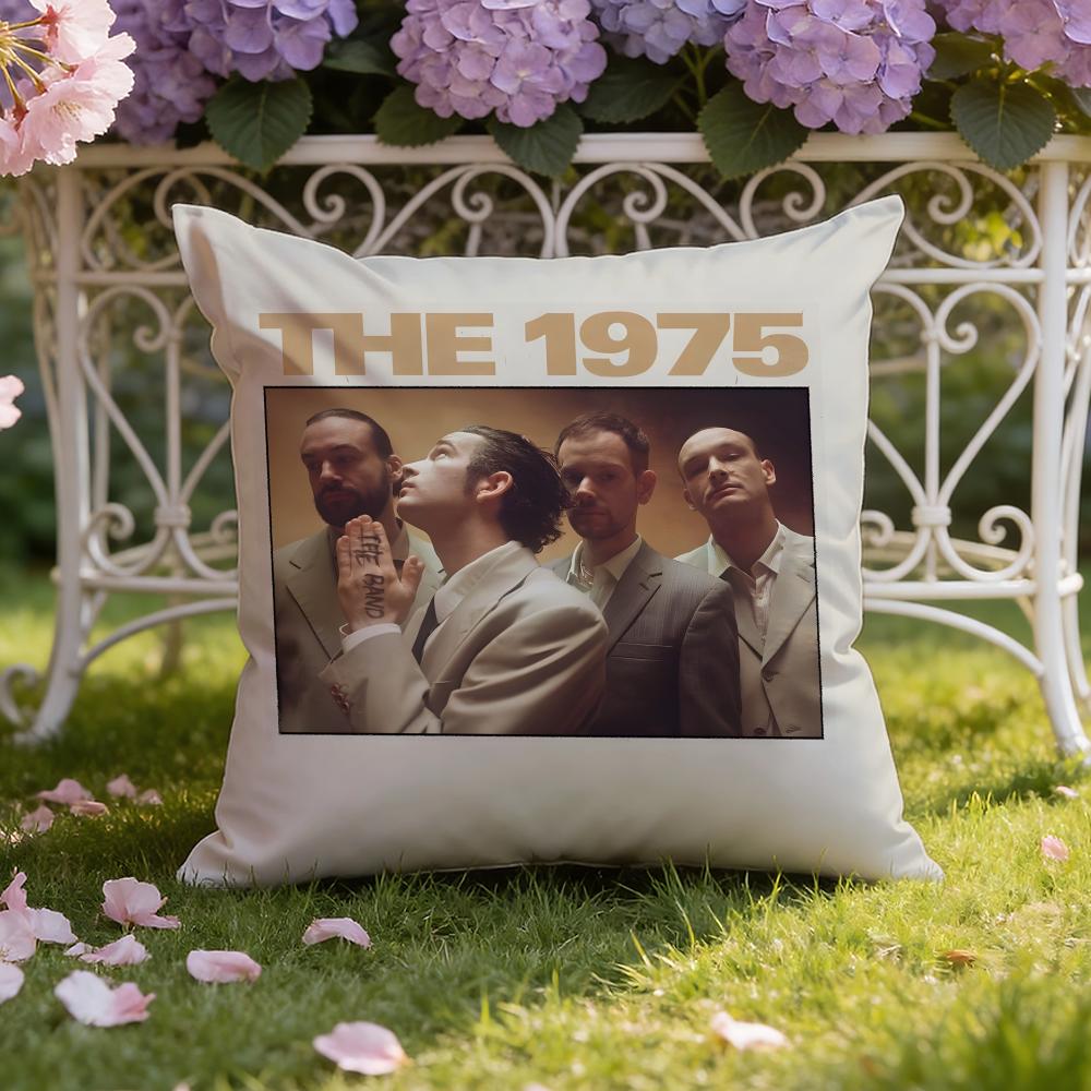 Подушка с чехлом для подушки The 1975S, двойного назначения для дома и автомобиля: Двусторонняя конструкция для максимального комфорта