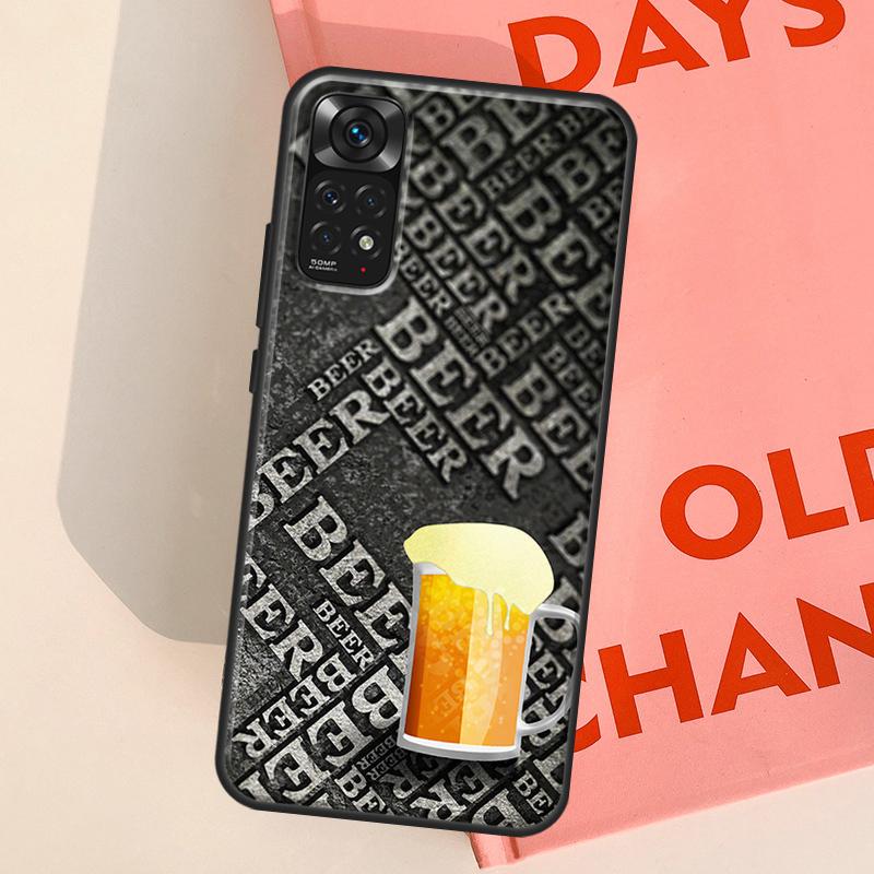 Beer Case For Xiaomi Redmi Note 12 Pro Note 8 9 10 11 Pro 9S 10S 11S 12S Redmi 9C 10A 10C 12C