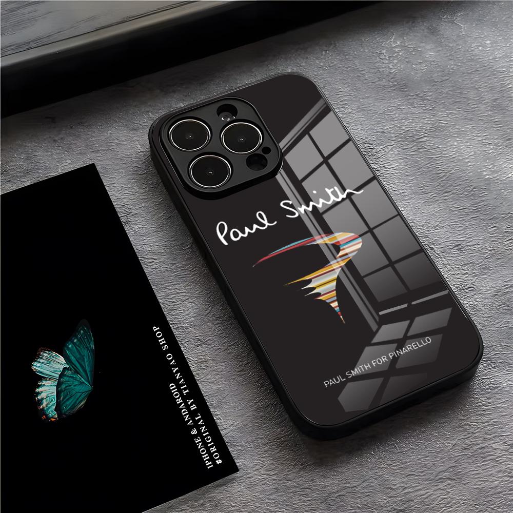 Модный Чехол для Телефона S-Smith Paul Art Для IPhone 17 Pro Max 15 Pro 16 14 Plus 12 13 Mini 11 Pro Ударопрочная Стеклянная Крышка
