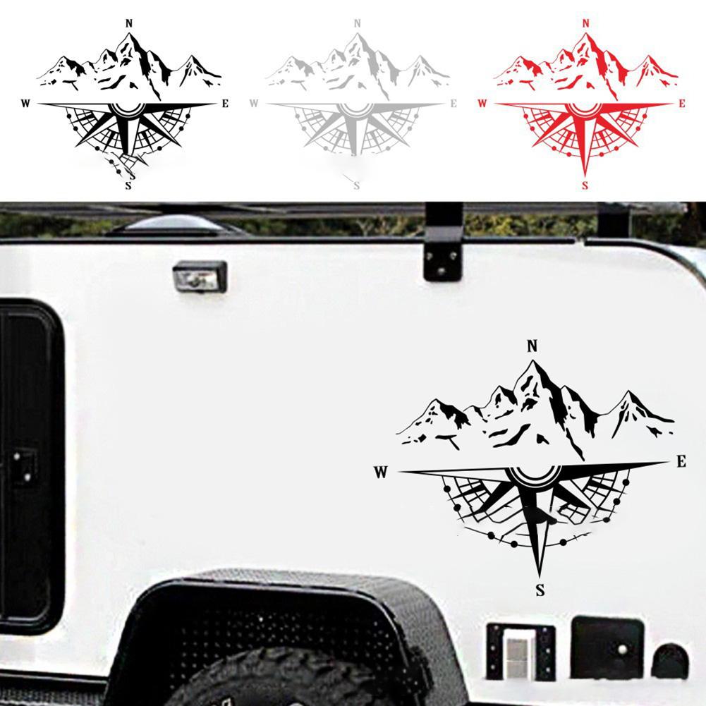 100% новый авто капот, большой приключенческий дом на колесах, наклейка, горный компас, стена