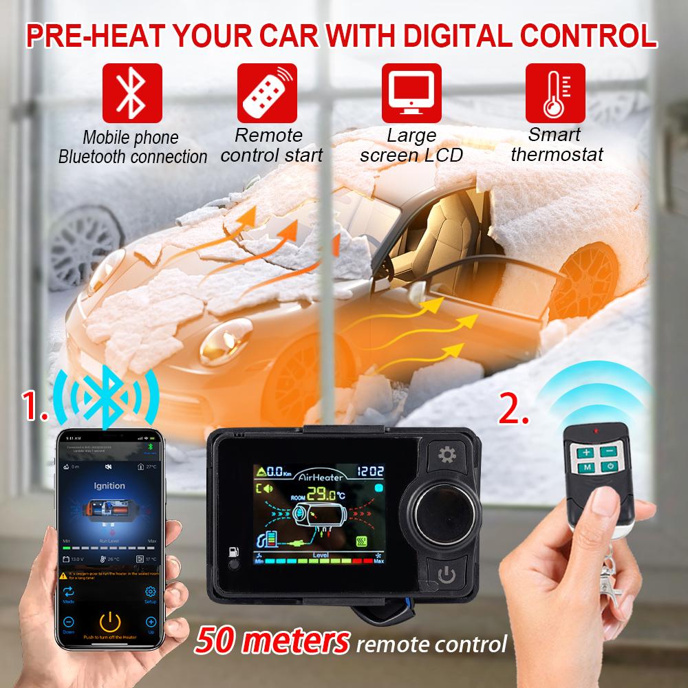 5 кВт Парковочный отопитель Bluetooth Материнская плата Переключатель Пульт дистанционного управления Жгут проводов Комбинированный комплект Аксессуары для отопителя для автомобиля грузовика
