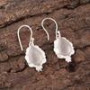 Серьги из селенита из стерлингового серебра 925 пробы, Ювелирные изделия с драгоценными камнями ручной работы, Подарки для жены, Совершенно новые серьги