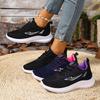 Summer Fly-woven Women's Shoes 2025 New Lightweight Breathable Mesh Sports Shoes Soft Sole Casual Versatile Foreign Trade Running Shoes