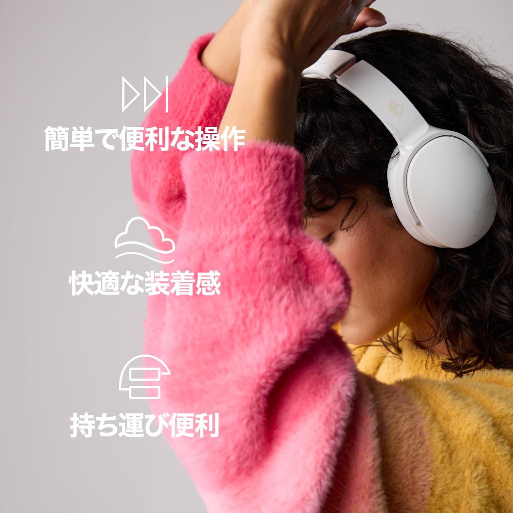 [Официальный магазин Skullcandy] Беспроводные наушники HESH EVO [В комплекте оригинальная наклейка] (кость белый)