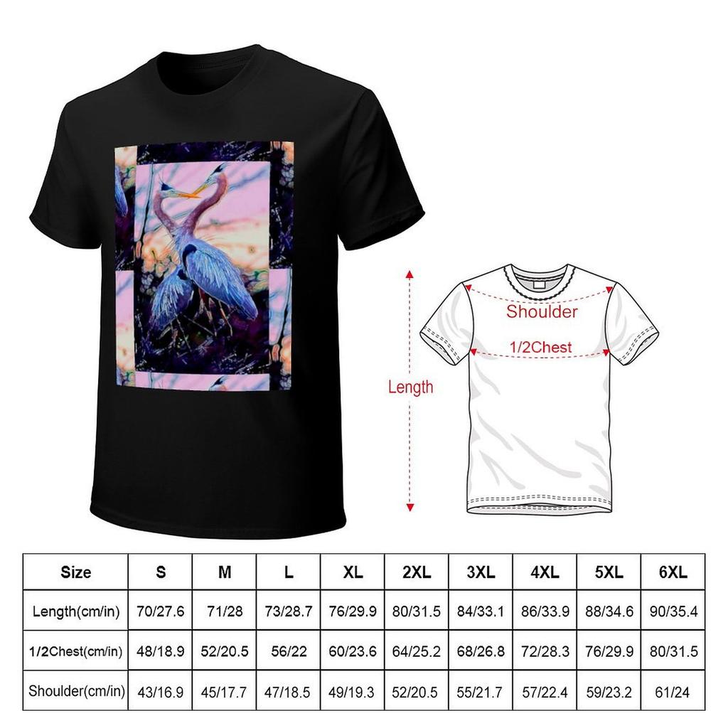 BLUE HERONS TShirt Funny tshirt sublime man clothes funny meme tshirts mens big and tall t shirts