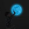 5-40cm Luminous Moon Sticker PVC Waterproof Green Blue Pink Glowing Moon Sticker Home Glow In The Dark Wall Decoration Stickers