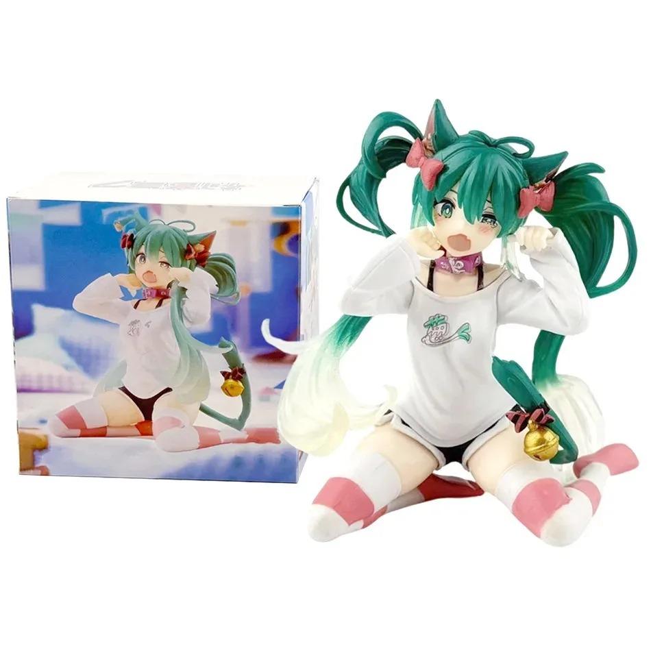 Hatsune Miku, Multiple Articulated Action Figures, Cute Wedding Dress, Hatsune Miku Series, PVC Collectible Model Statues