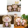 Plush Pig Toy With Capybara Transformation For Children Sleep Cushion And Gift
