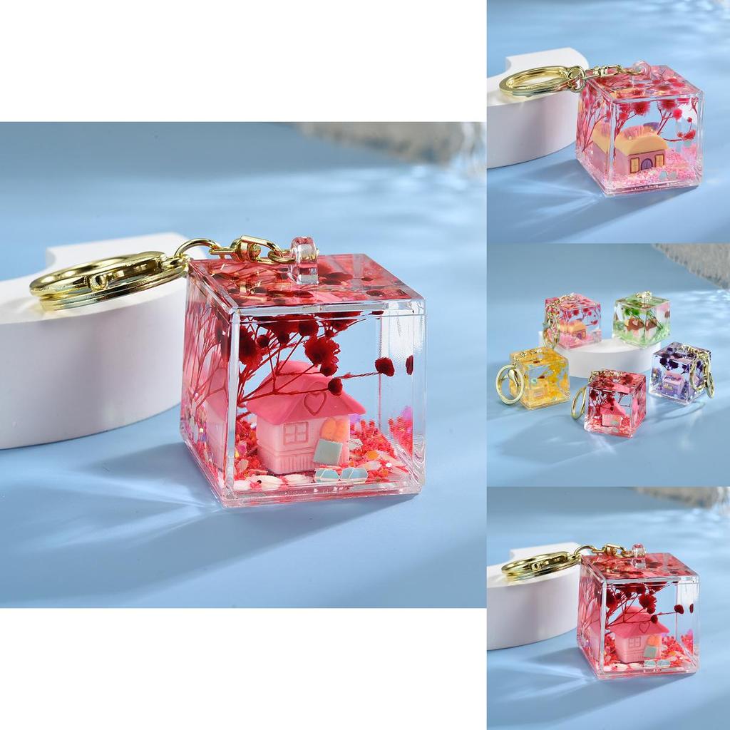 Мультяшный акриловый брелок с дизайном песочных часов для друзей и семьи, подходит для праздников и путешествий