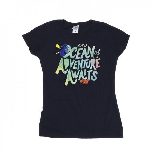 Disney Womens/Ladies Finding Dory Ocean Of Adventure Cotton T-Shirt