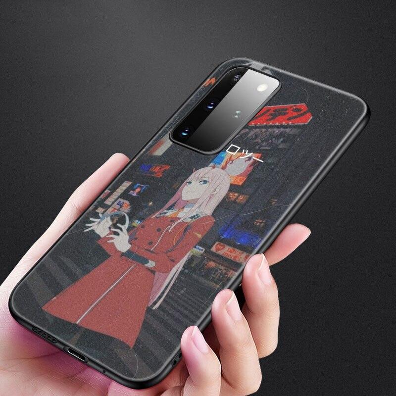 Чехол Zero Two Darling in the FranXX Anime для Samsung Galaxy S20 S21 FE S10 Lite Note 20 10 Lite S8 S9 S10E S10 Plus Ultra Cover