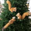 Realistic Christmas Squirrel Pendant Foam Christmas Tree Decorations  Party Favors