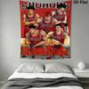 Slam Dunk Basketball Dreams Tapestry Fashion Print Background Cloth Homestay Soft Decoration Tapestry Atmospheric Background Cloth Background Cloth