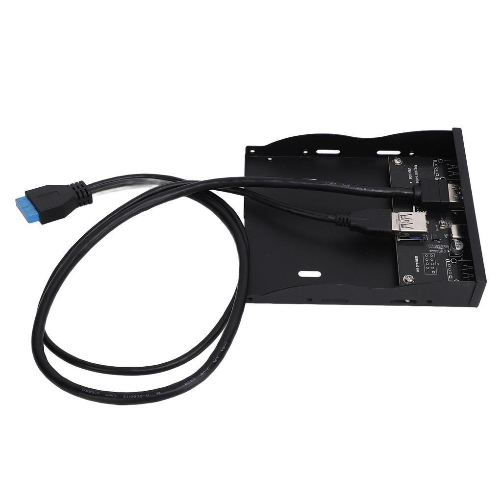 USB 3.2 GEN1 Концентратор на передней панели 5 Гбит/с Высокоскоростной Тип C и USB 3.0 Розетка 19-контактный Отсек для дисковода 3,5 дюйма для компьютеров