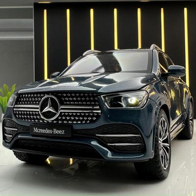 1:Металлическая модель автомобиля Mercedes-Benz GLE350 Off-Road в масштабе 1:24 со звуком и светом