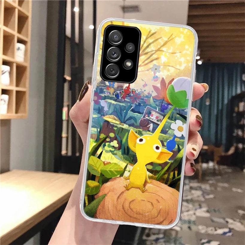 Игровой P-PikminS 4 Мягкий чехол для телефона для Samsung Galaxy A52 A42 A32 A22 A12 A02S A51 A50 A41 A31 A21S A71 A40 A30S A20E A10S A70