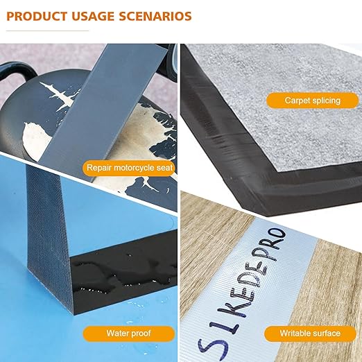 2 шт. в упаковке, черная прочная клейкая лента 5 см x 20 м, прочная, гибкая, не оставляет следов, водонепроницаемая, высокая прочность, всепогодная и рвется вручную