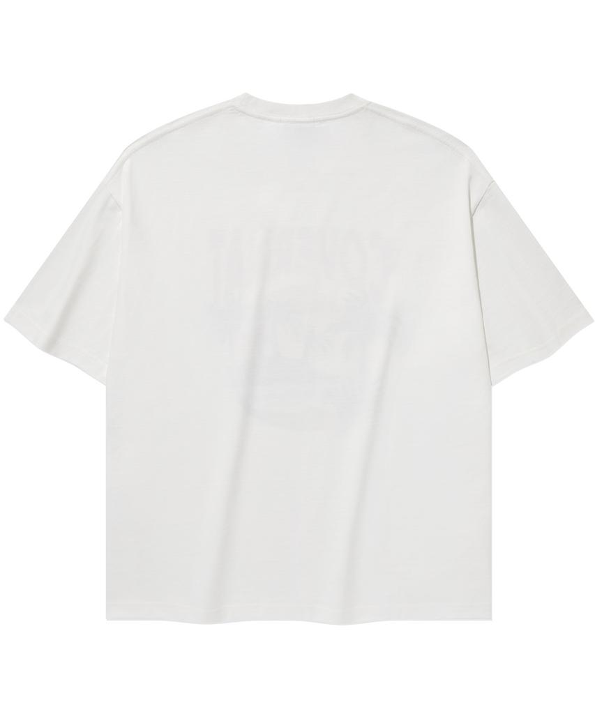 COVERNAT Tropical Graphic T-Shirt White