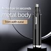 Removal Nose Hair Trimmer Electric Rechargeable Sliding ON/OFF Switch