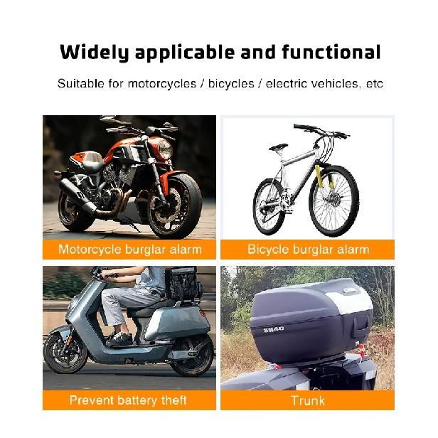 Wireless Bicycle Alarm Remote Control Waterproof Electric Motorcycle Scooter Bike Security Protection Anti theft Alarms