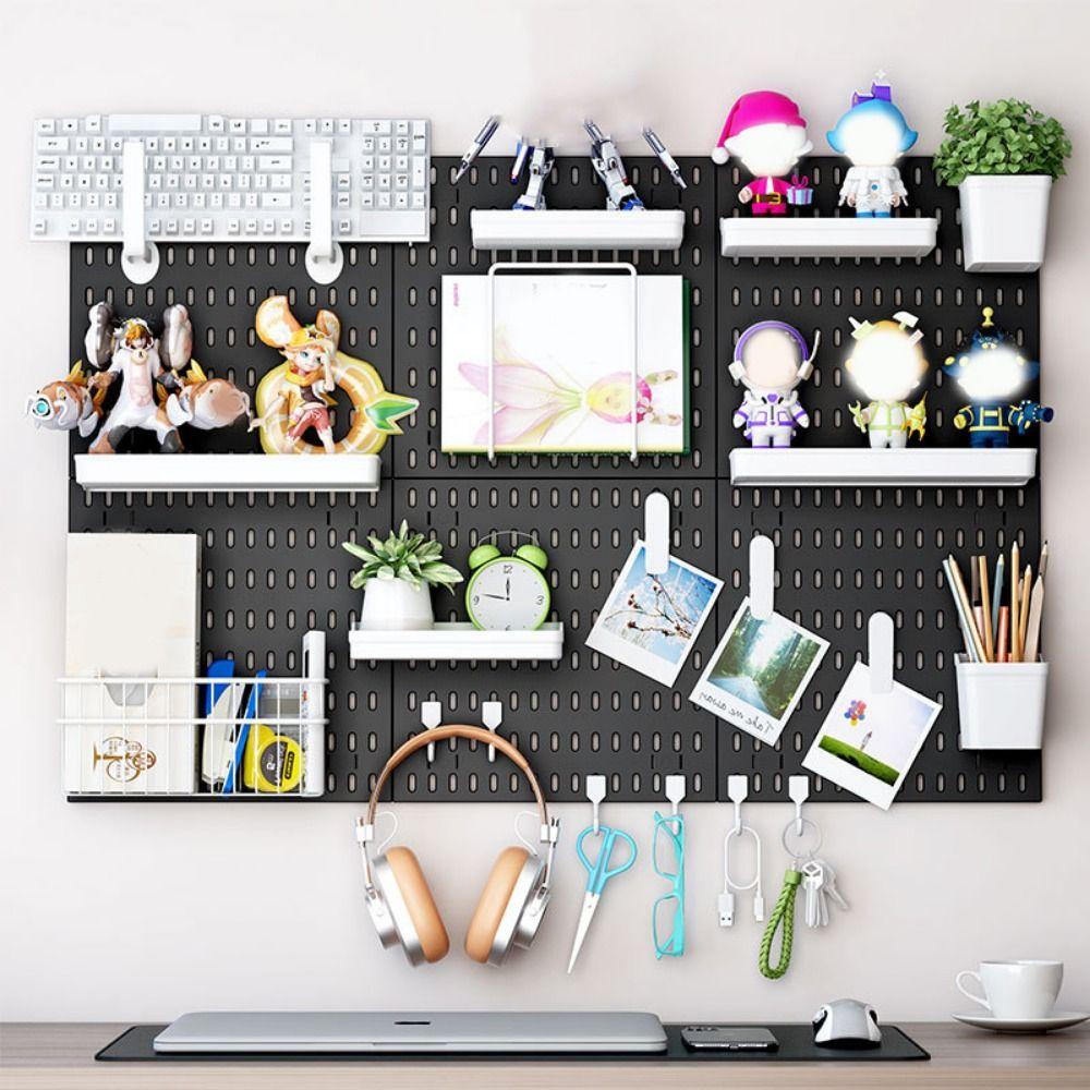 Настенная игровая комната настенная полка для хранения вещей Nordic Pegboard для киберспортивного снаряжения ванная комната