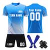 Personalised Shirts Kit Mens Girls With Name Number Custom Football Jerseys For Boys Training Suit