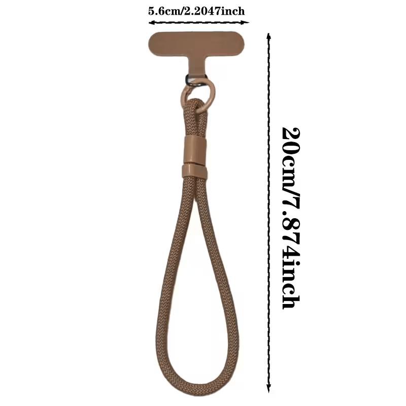 4pcs Adjustable Polyester Phone Lanyards, Detachable Crossbody & Wrist Straps, Anti‑Loss for Outdoor & Daily Use