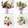 2 Heads Artificial Fake Strawberry Fruit Kitchen Home Wedding Party Decoration Home Decor Home Decoration Accessories