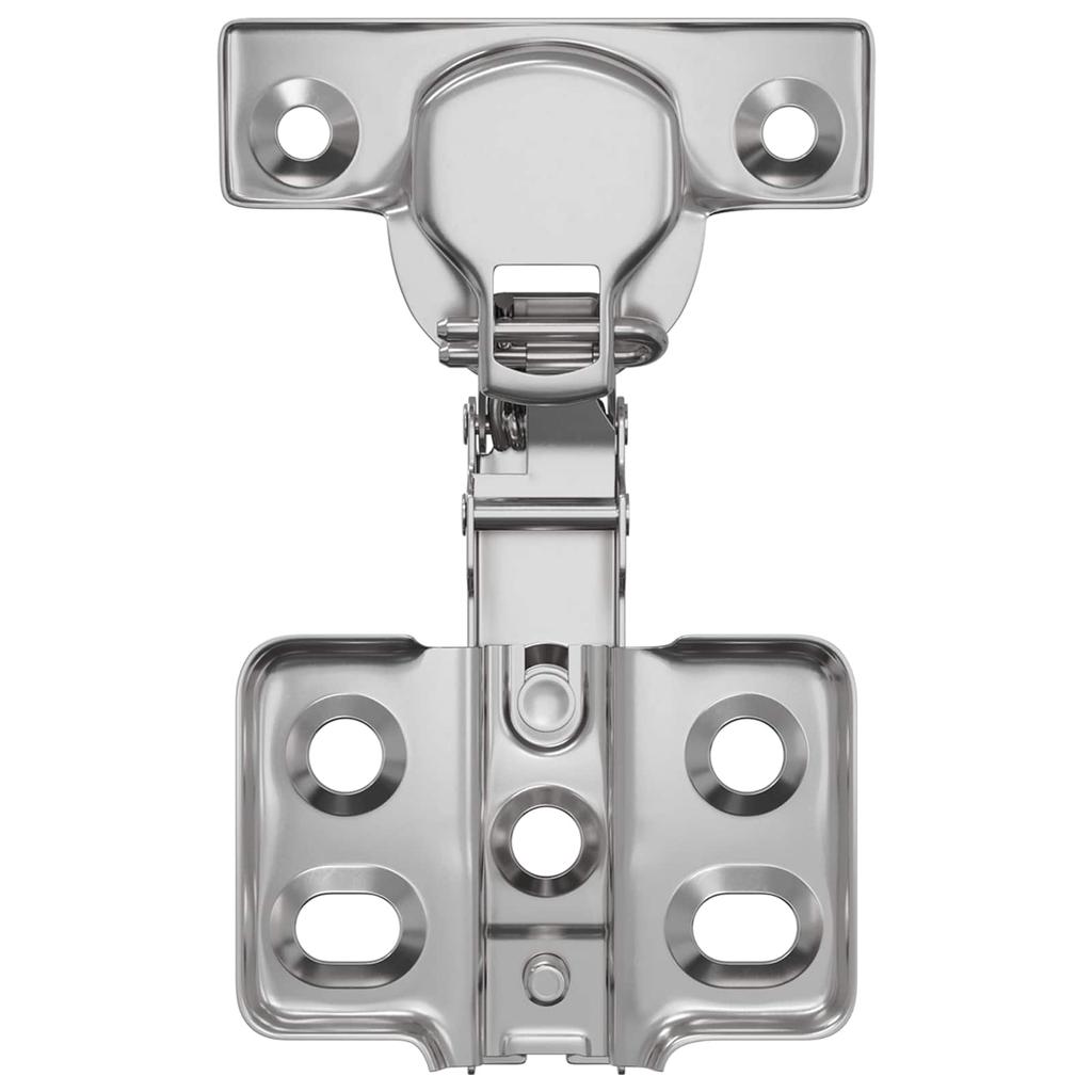 Hinge 2 pcs Nickel 85 x 52.5 x 9.5 mm Iron
