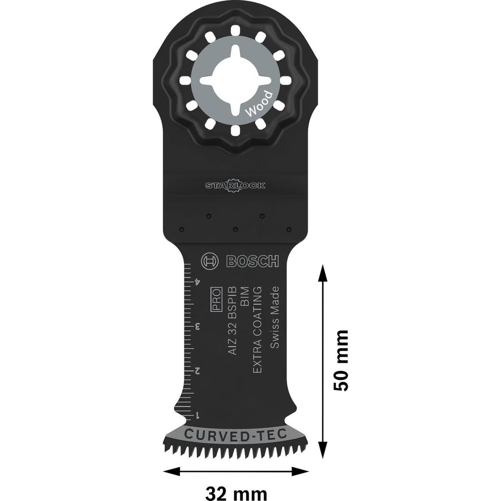 BOSCH Starlock Multi Tool Plunge Cut Saw Blade AIZ32BSPIB/10 Bi-Metal 10-Piece Set