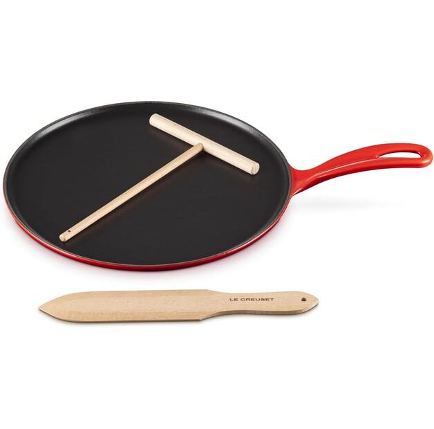 Сковорода для блинов Le Creuset вишнёвая (20136270600460)