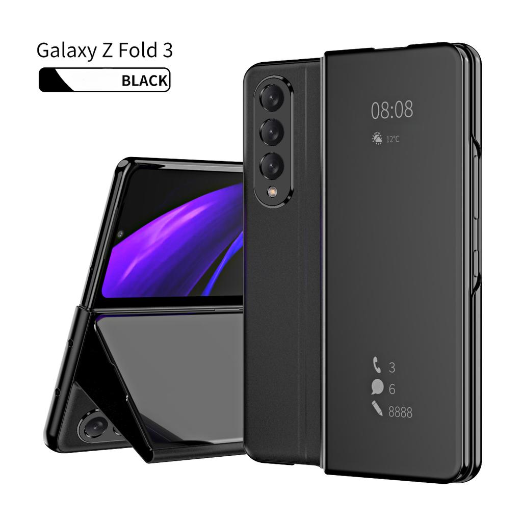 Ультратонкий зеркальный чехол для телефона Samsung Galaxy Z Fold 5, 4, 3, 2, 5G, мобильные телефоны Fold5 Flod3 Flod4, складной чехол с полным покрытием