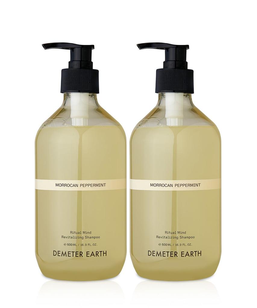 Earth Shampoo Peppermint 500ml 2 Bottles / Scalp Care & Dandruff Care