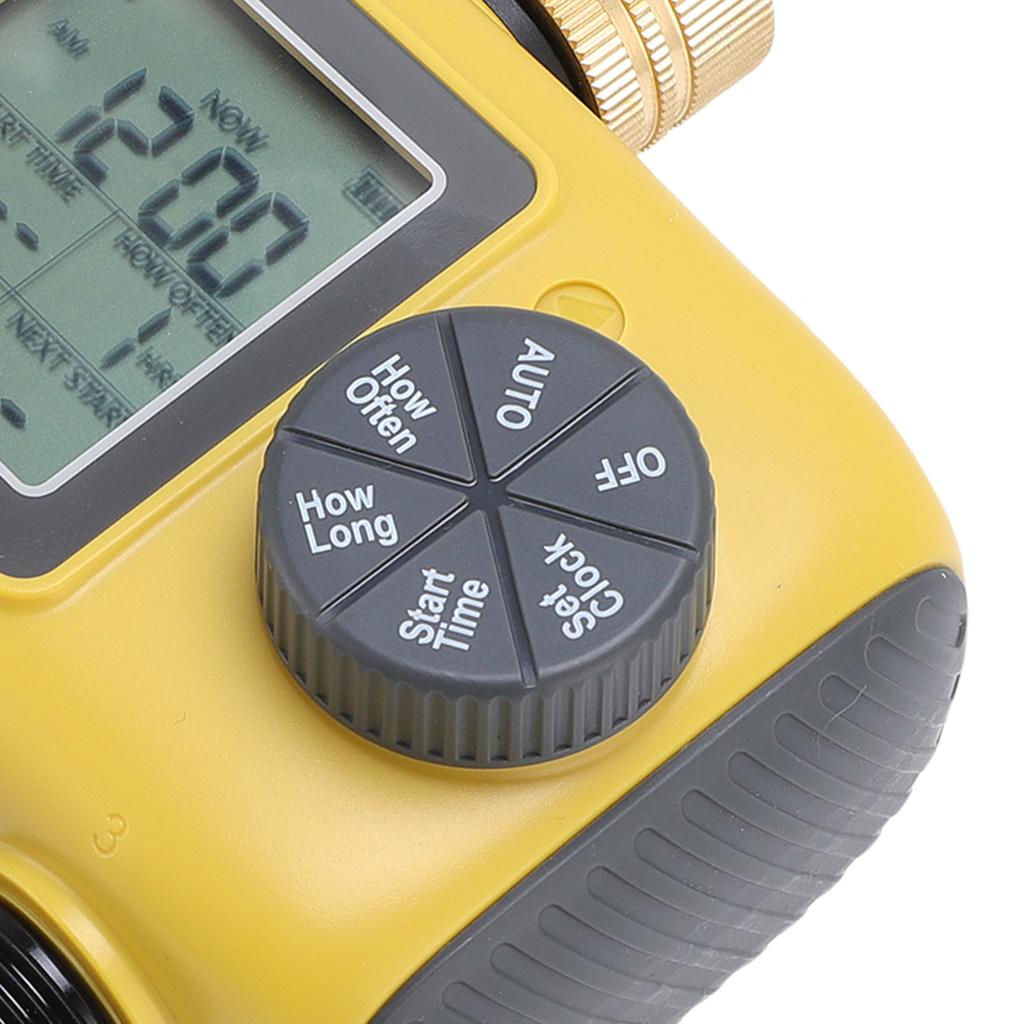 Таймер для дождевателя 3/4-1/2 дюйма, для кранов, программируемый таймер для шланга, 3 выхода, цифровой дисплей, таймер для полива, ирригационный таймер для открытого сада